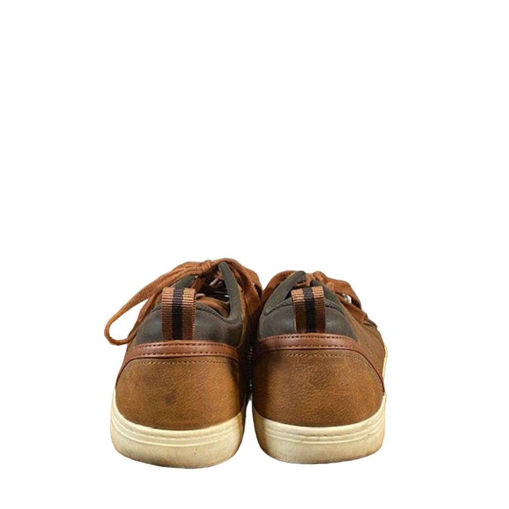 Levi’s Alpine Tumble Men’s Brown Faux Leather Stacked Lace Up Sneakers Sz 9.5 - Picture 3 of 11
